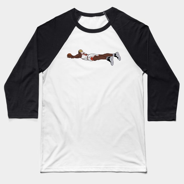 Dennis Rodman Hustle Baseball T-Shirt by rattraptees